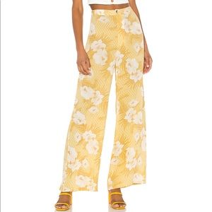 Yellow amuse society high waisted pants